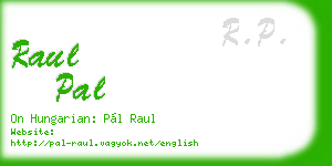 raul pal business card
