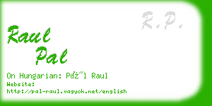 raul pal business card